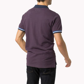 Breathable Summer Mens Golf Polo Shirts Short Sleeve With Custom Logo