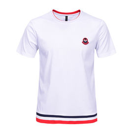 China custom collar t-shirt  white jersey cotton t shirt  for mens tshirts