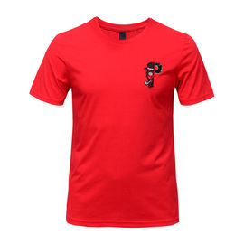 Round Neck Mens Sports T Shirts ,  Multicolor Male T Shirt Casual Style