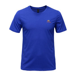 Slim Fit Summer Mens Casual T Shirts Comfortable Polyester / Cotton Material