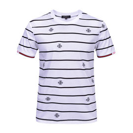 Customised Stylish Mens T Shirts Short Sleeve 100% Organic Cotton Material