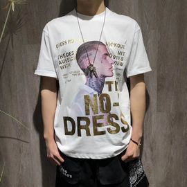 Custom Short Sleeve Fashionable Mens T Shirts / Casual Cool Printed T Shirts