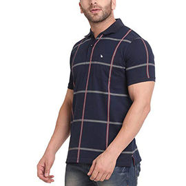 Comfortable Short Sleeve Polo Shirts For Men 100% Cotton Material