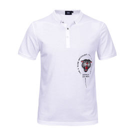 Animal Design Cotton Polo Style T Shirt For Men