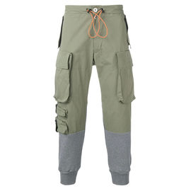 OEM Custom Mens Leisure Pants Casual Cargo Trousers With Multi Pocket
