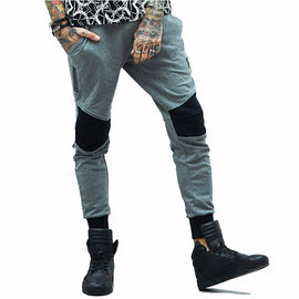 Skinny Mens Leisure Pants Streetwear , Cool Design Tight Fit Track Pants