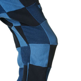 Comfortable Mens Casual Plaid Pants / Stripe Track Pants With Elastic Drawstring