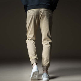 Fashion Mens Leisure Pants , Mens Casual Trousers Elasticated Waist