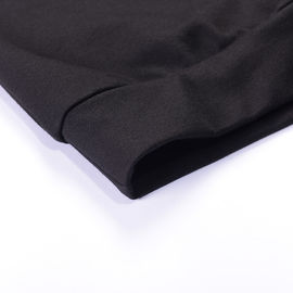 High quality cotton O neck sweatshirt fashion ,High end custom embroidered black sweat shirt for men