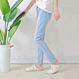 Skinny Fit Women Denim Skinny Jeans , Long Denim Pants For Young Ladies