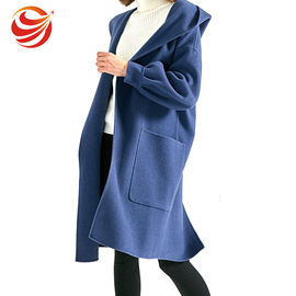Long Style Women'S Ankle Length Winter Coat With Hood And Big Pocket
