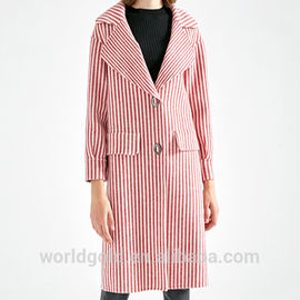 Various Color Long Women's Casual Winter Coats Ladies Overcoat With Poket