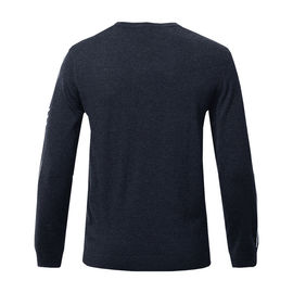 Customizable Mens Cashmere Sweater with Round Collar