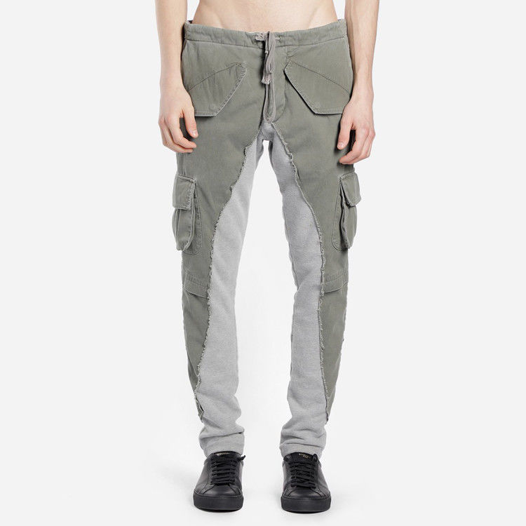 Autumn Mens Casual Cargo Trousers Skinny Fit With Custom Color / Logo
