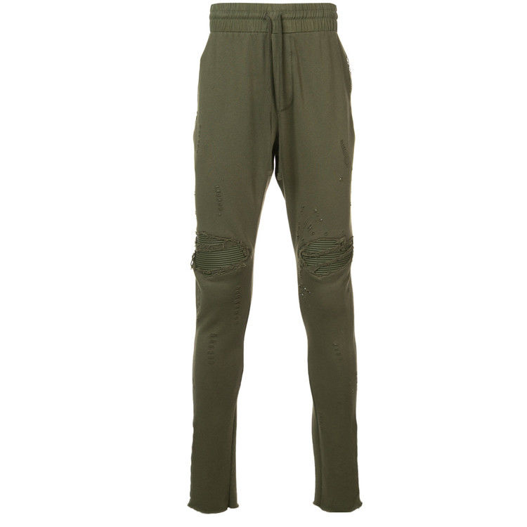 Cotton Army  Men's Skinny Jogging Pants Green Color